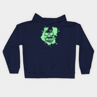 Deadly Skull For Halloween 2022 Kids Hoodie